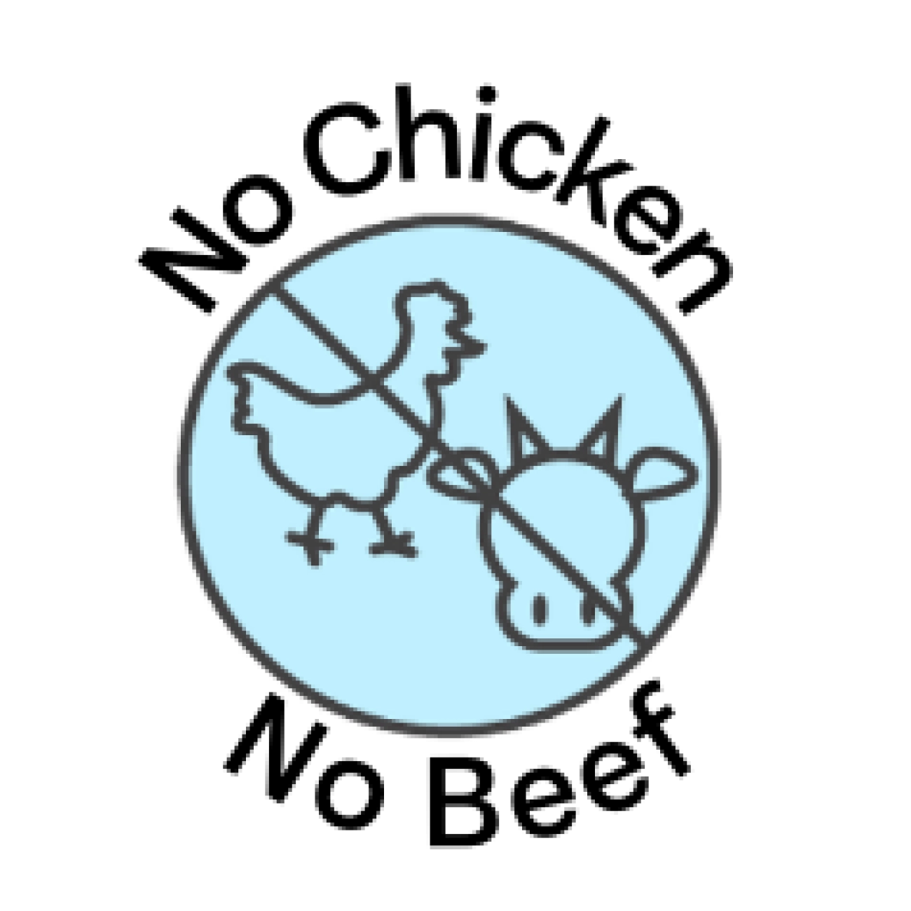 No Chicken No Beef seal