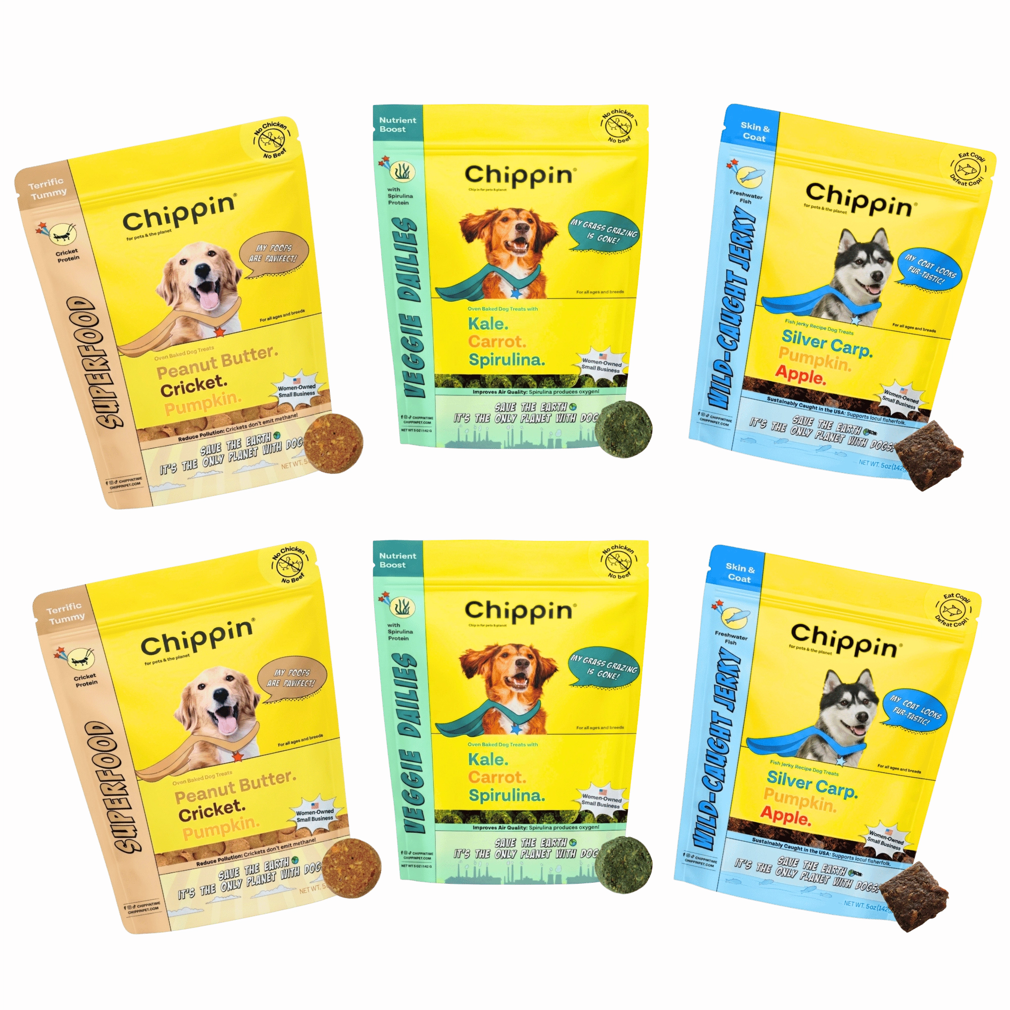 Allergy Bundle with six Chippin bags